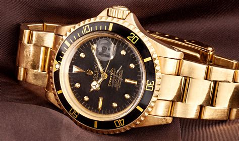 tiffany rolex 1680 gold